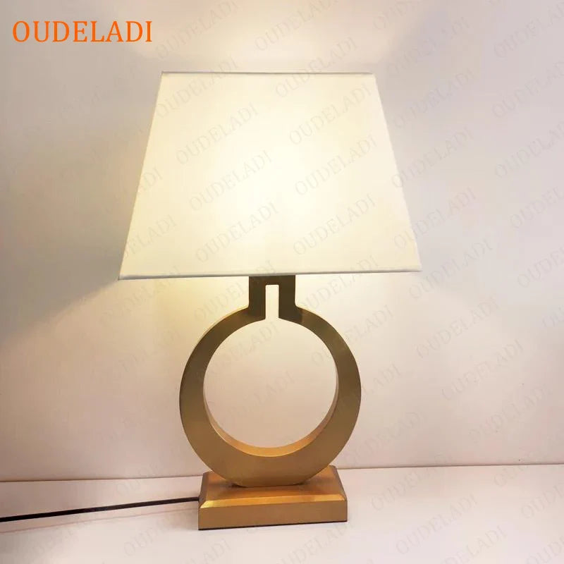 Afralia™ Luxury Gold Table Lamp: Modern Nordic LED Reading Light for Bedroom
