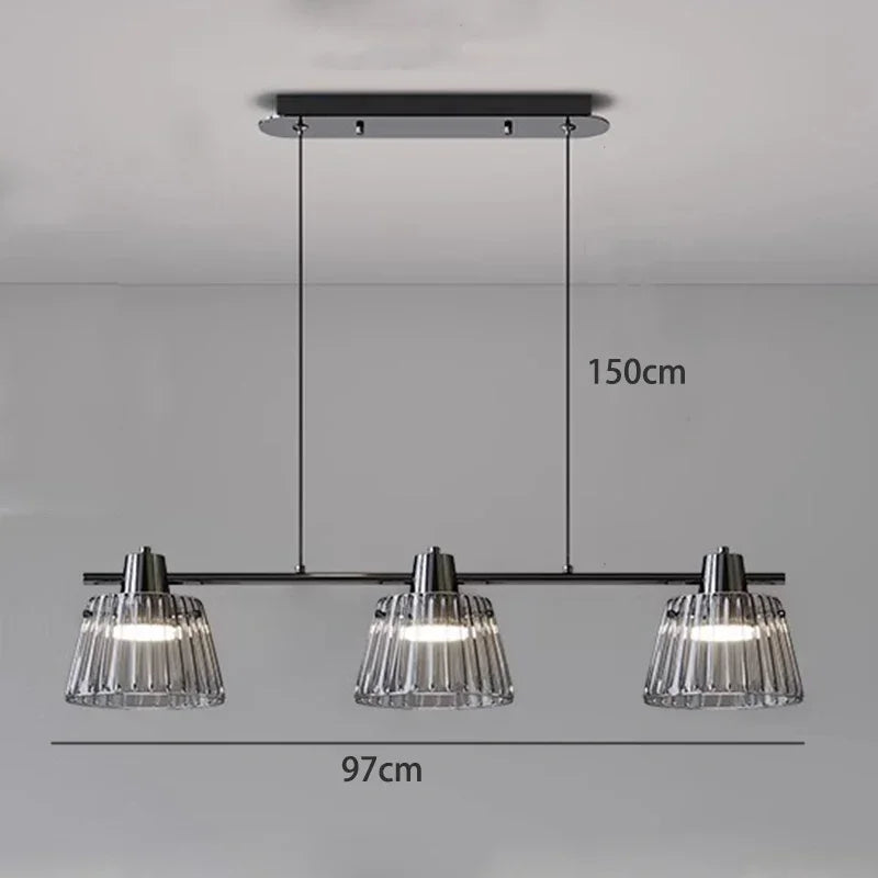 Afralia™ Modern LED Pendant Chandeliers for Living Room & Bedroom Indoor Lighting