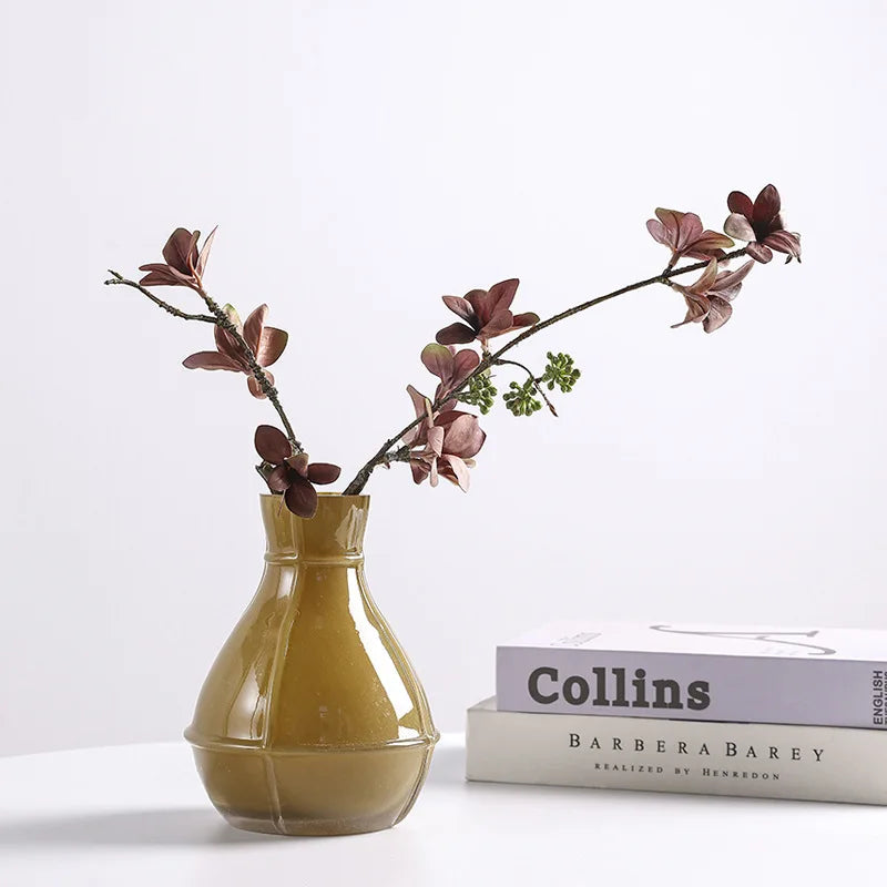 Afralia™ Colorful Geometric Glass Vase Hydroponics Terrarium Home Decor Accessory