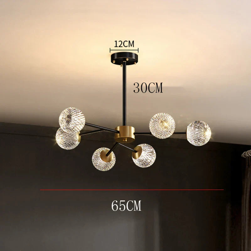 Nordic Home Decor Pendant Lamp Afralia™ Ceiling Chandelier for Living Room