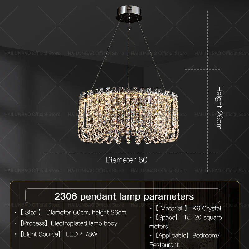 Afralia™ Crystal Chandelier for Elegant European Living Spaces