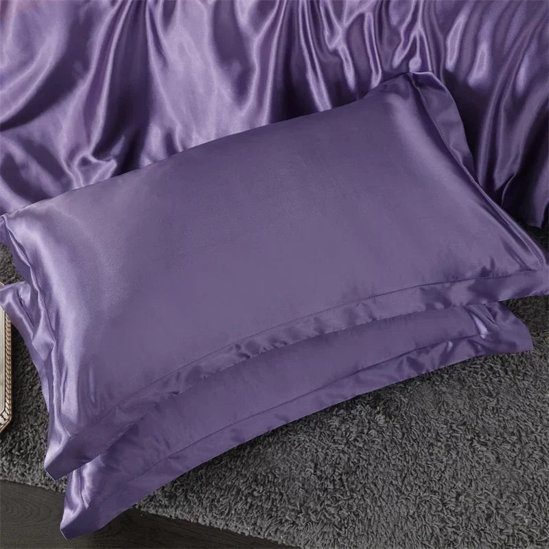 Afralia™ Silky Mulberry Silk Pillowcase | Luxury Skin Beauty Smooth Pillow Cover