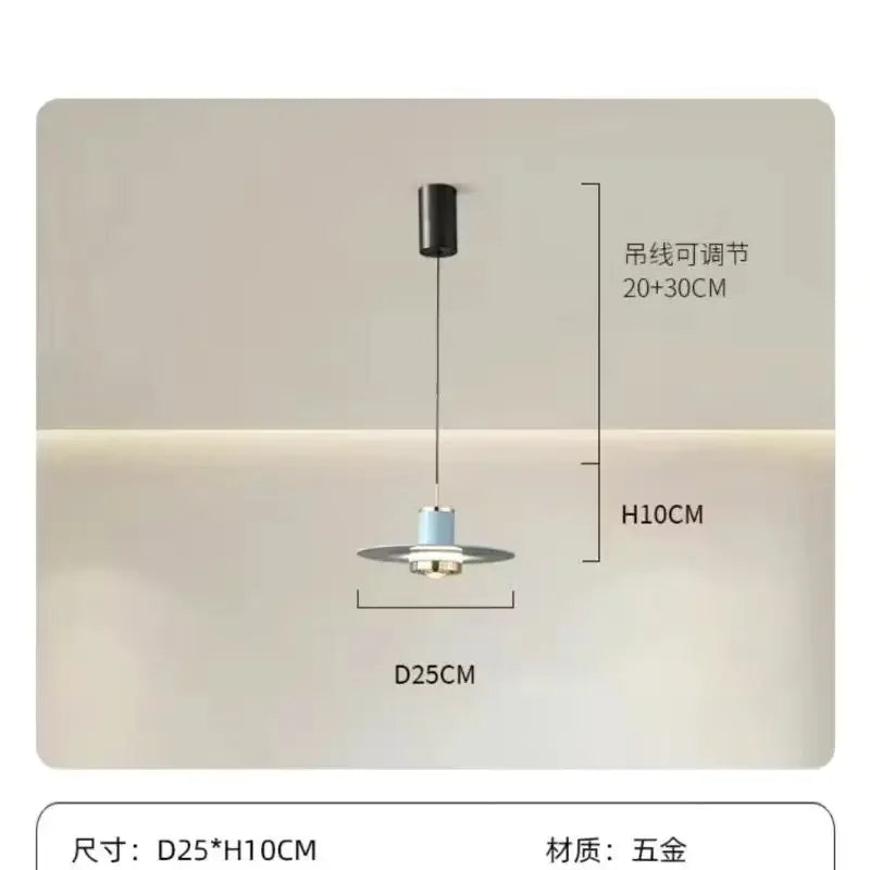 Afralia™ Colorful Umbrella Pendant Lamp - LED Hanging Light for Home Decor