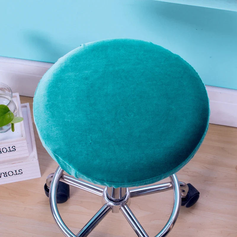 Afralia™ Fleece Stool Cover: Elastic, Removable, Stretch Seat Protector