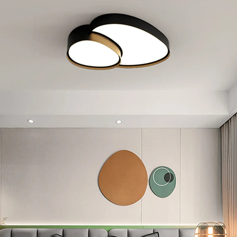Afralia™ Modern LED Chandelier Luster for Bedroom Hall Study Room Decoration Lighting