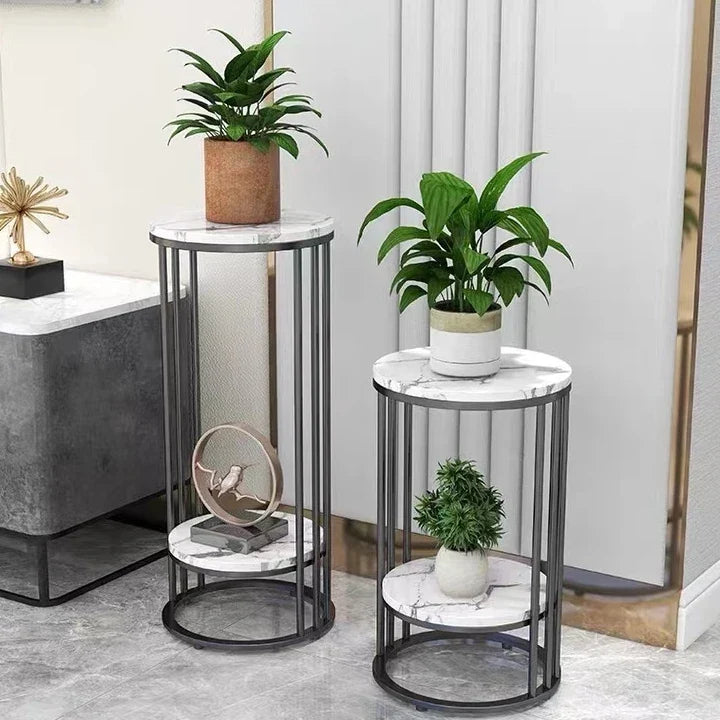 Afralia™ Metal Round Side Table: Minimalist Nordic Design for Living Room