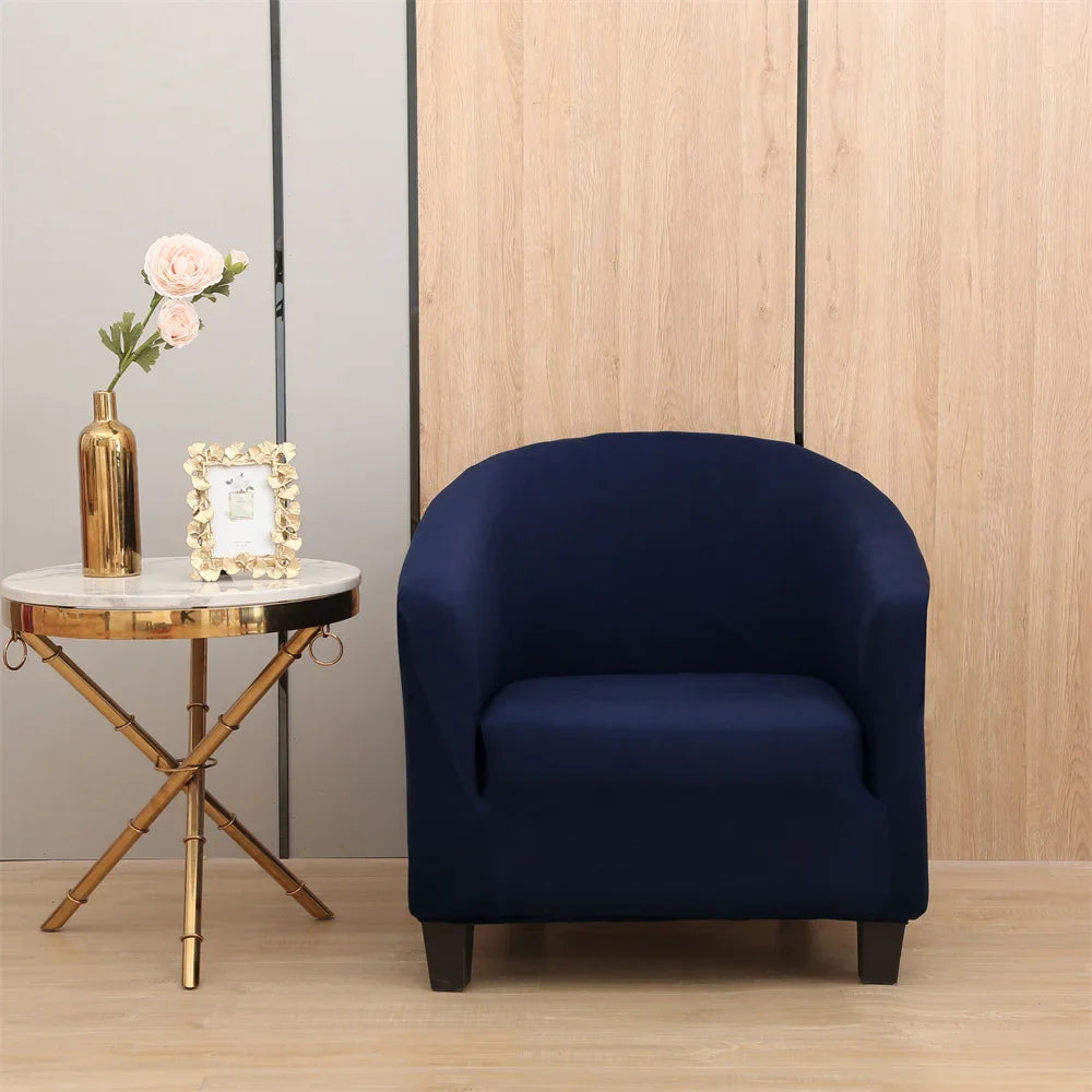 Afralia™ Printed Tub Chair Cover - Armchair Slipcover for Club Sofa