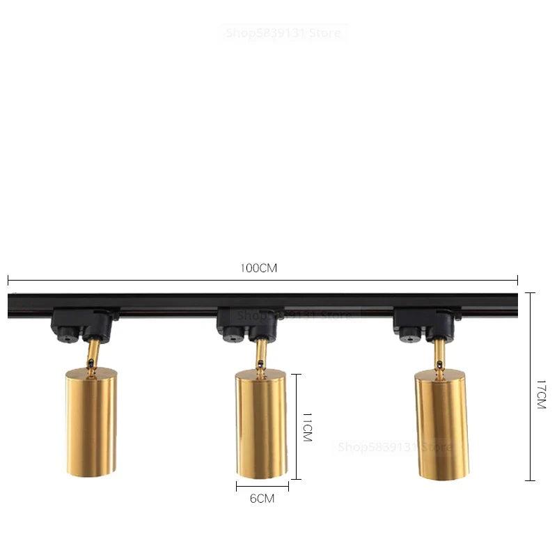 Afralia™ Modern Metal Track Lighting for Kitchen & Living Room