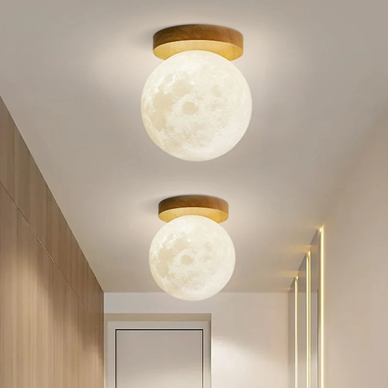 Afralia™ Nordic Resin Ceiling Lamp - 3D Printed Milk White Ball Chandelier