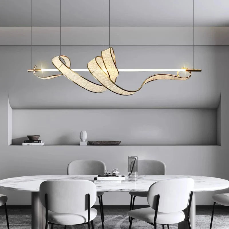 Afralia™ Modern Ceiling Chandeliers for Dining Room Indoor Pendant Light Lamps