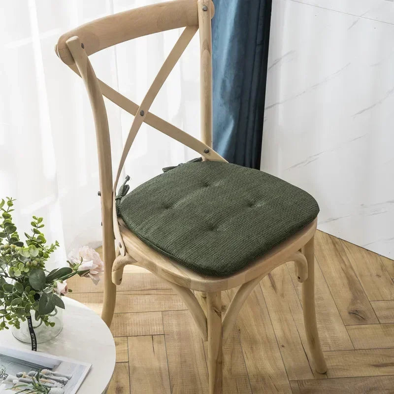 Afralia™ Dining Chair Cushions: Multi Color Seat Cushion with Straps for Outdoor & Dining Room