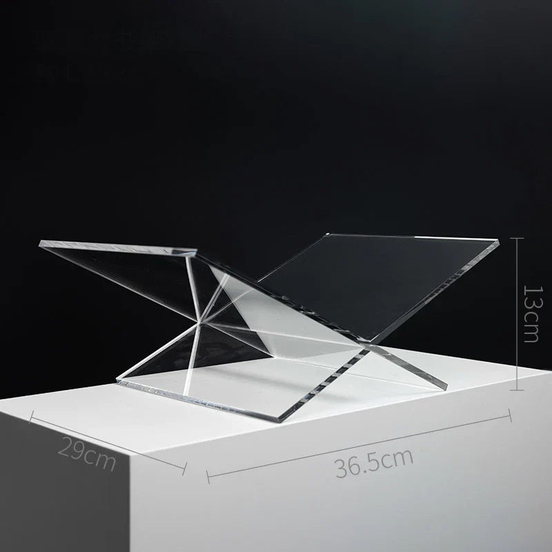 Afralia™ Marble & Acrylic Book Stand: Elegant Display for Books, Magazines, and Textbooks