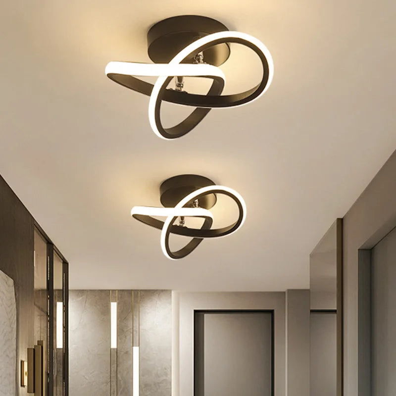 Afralia™ Modern LED Ceiling Lights for Home Lighting in Bedroom Living Room Corridor Balcony