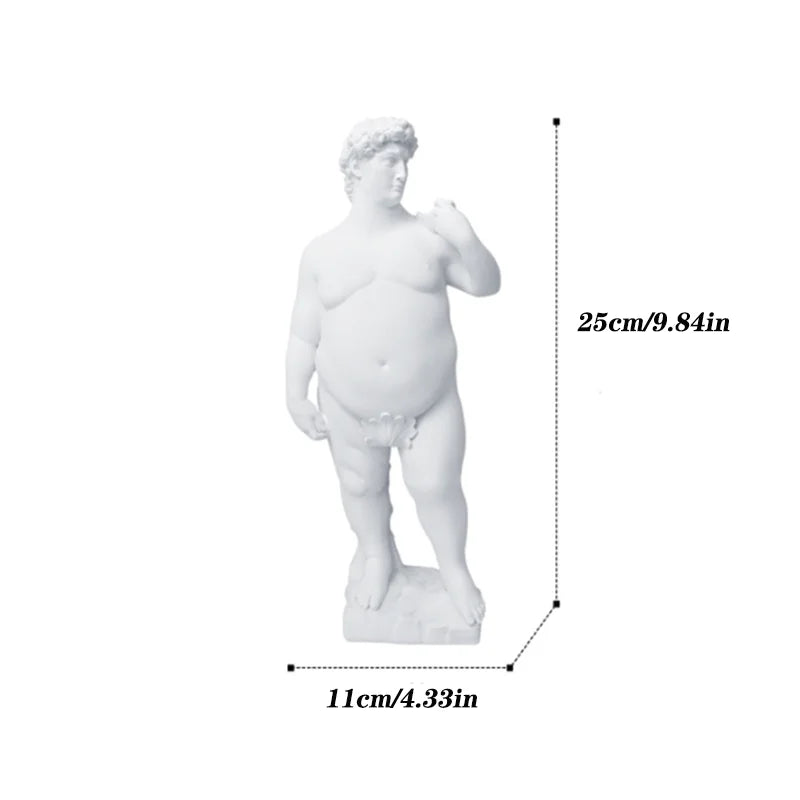 Afralia™ Abstract Human Body Sculpture Resin Craft Desktop Ornaments Garden Art Decoration