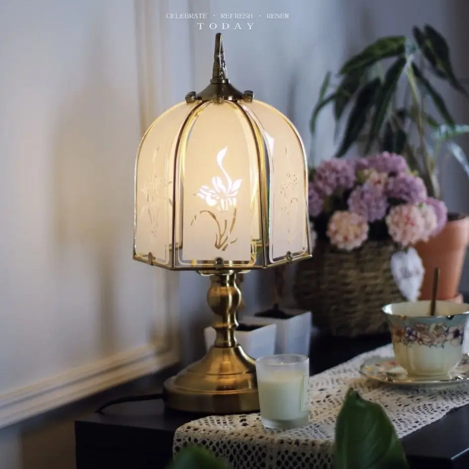 Afralia™ Vintage French Chinese Style Bedroom Decorative Light