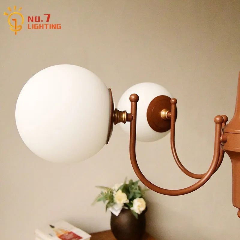 Afralia™ French Vintage Iron Art Pendant Light for Living Room Kitchen Bedroom