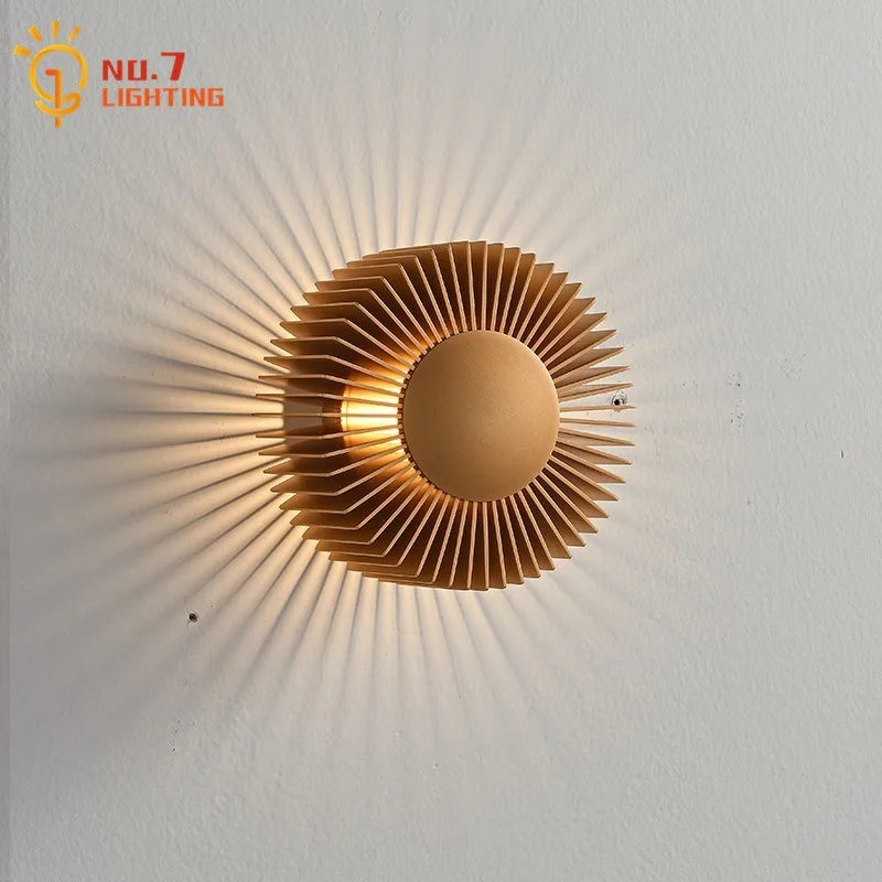 Afralia™ LED Aluminum Wall Lamp: Modern Minimalist Art Decor for Living Bedroom Hotel