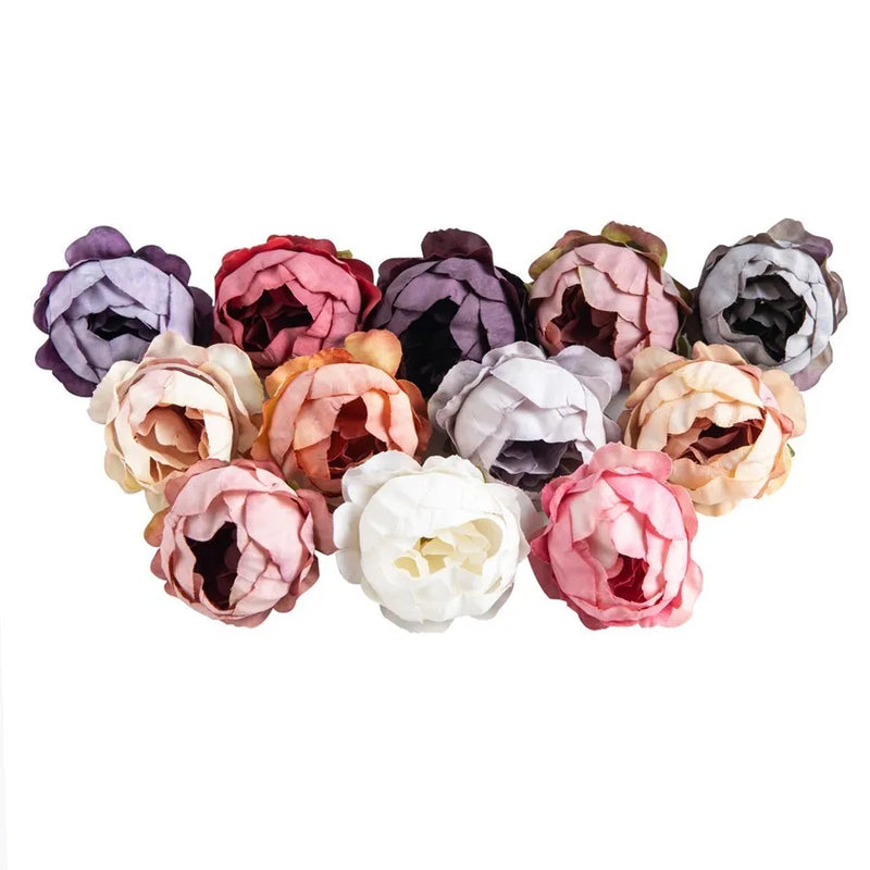 Afralia™ Silk Peony Head Flowers for Home Decor, Wedding, and DIY Wreaths