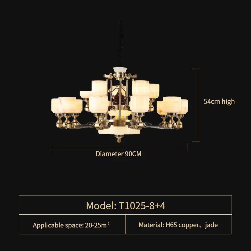 Afralia™ European Crystal Chandelier: Modern Luxury Copper Lighting for Living Room, Restaurant, and Hall.