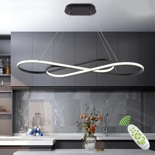 Afralia™ LED Chandelier Dining Kitchen Living Room Electroplated Upholstery Light