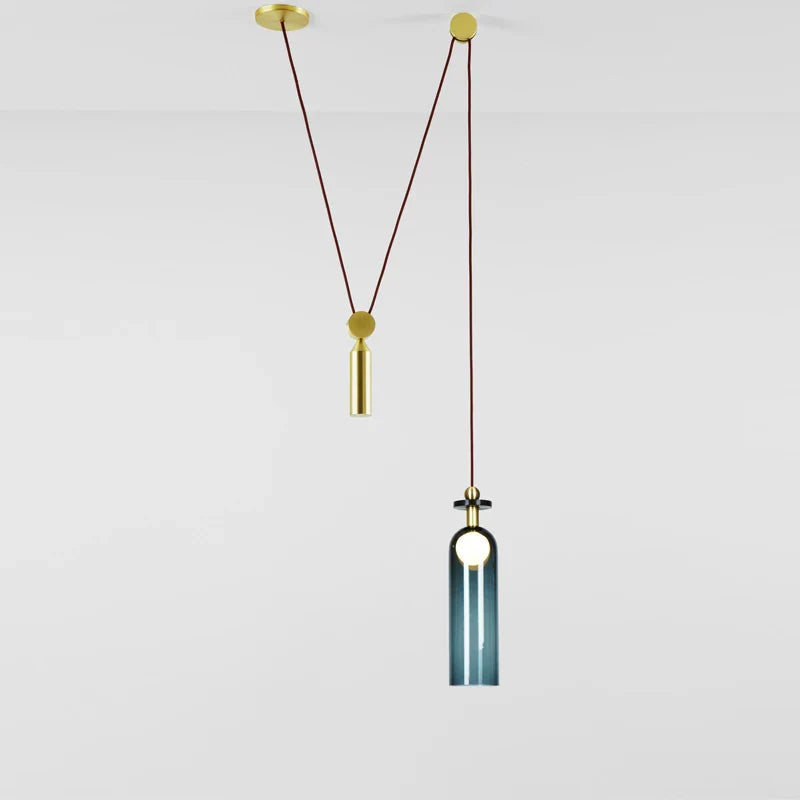 Afralia™ Industrial Metal Pendant Light Kitchen Adjustable Designer LED Dinning Room Decor