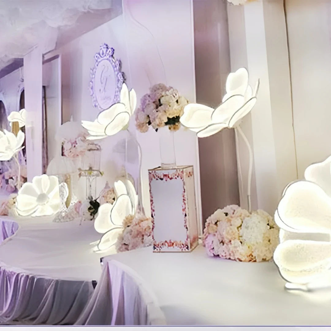 Afralia™ LED Butterfly Ceiling Lights for Romantic Wedding Decoration