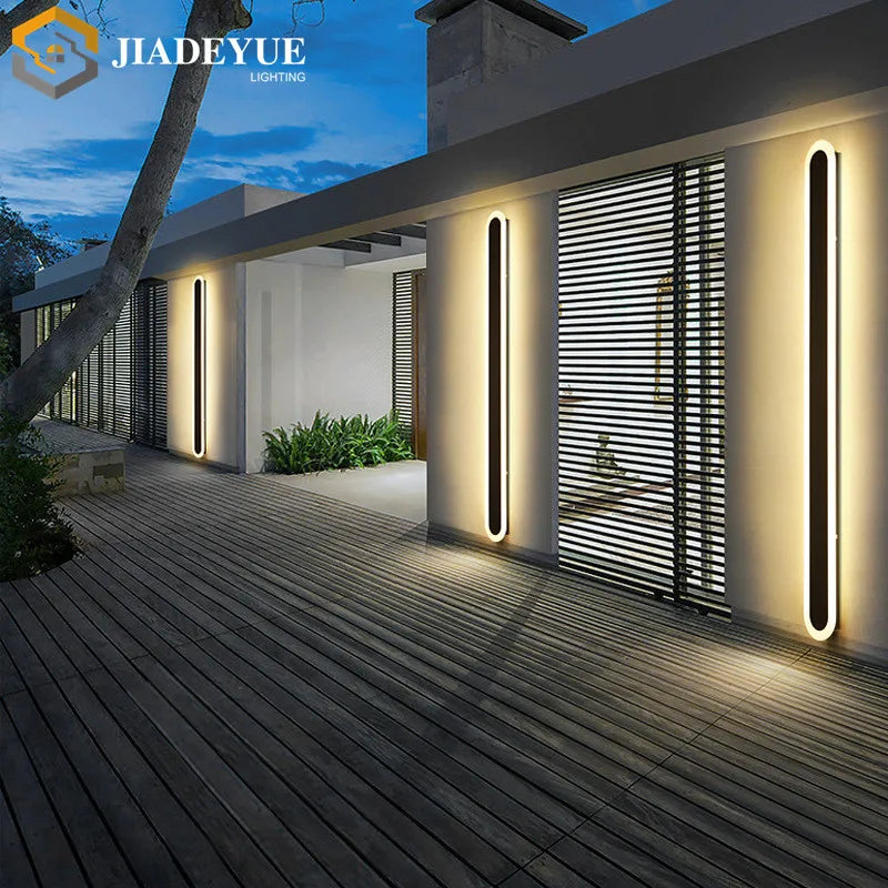 Afralia™ Outdoor Wall Light: Modern Waterproof LED Garden Balcony Decoration Lighting
