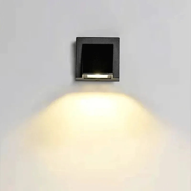 Afralia™ LED Outdoor Porch Wall Light Waterproof Yard Lamp - Single/Double Kit