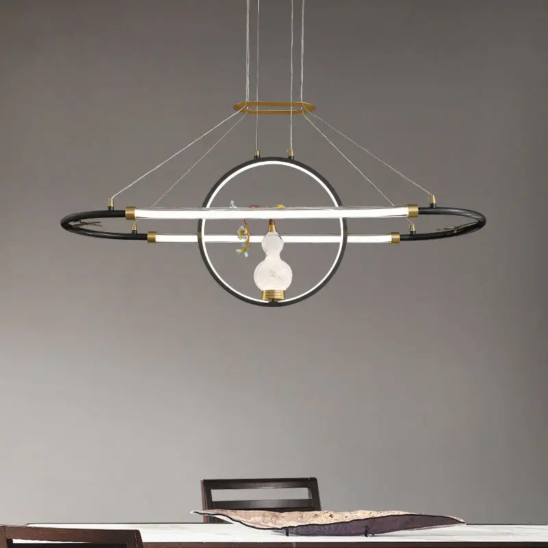 Afralia™ Modern Chinese Style Office Creative Chandelier