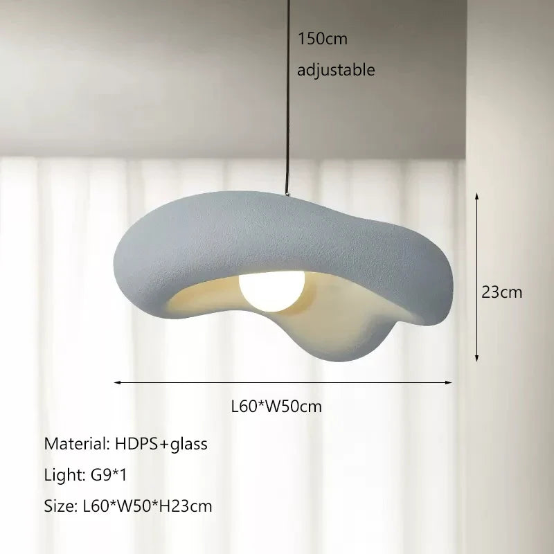 Afralia™ Nordic Wabi Sabi LED Pendant Chandelier for Dining Room and Bar