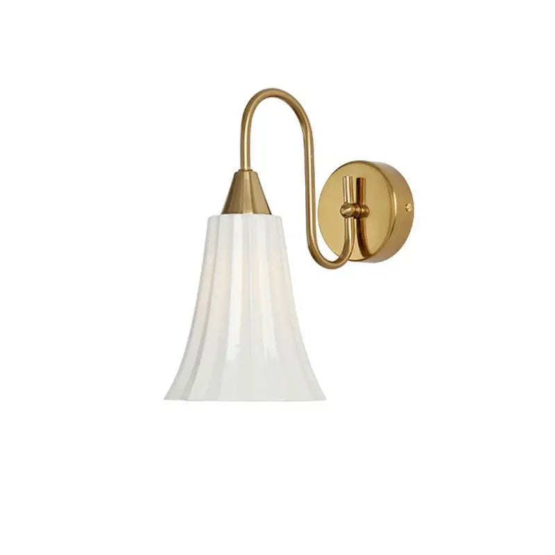 Afralia™ Nordic Ceramic Wall Lamp for Bedroom, Postmodern Style, French Design
