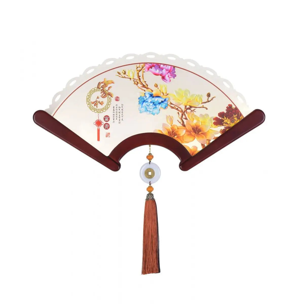 Afralia™ Fan-shaped Wood LED Wall Lamp for Bedroom & Living Room