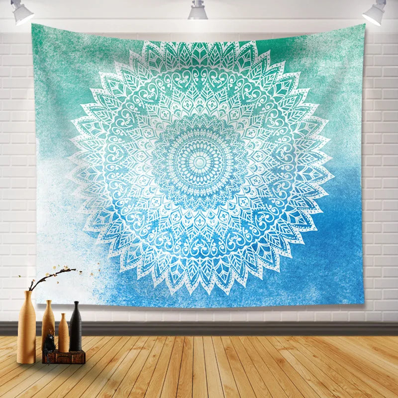 Nordic Ins Style Bohemian Mandala Tapestry Cloth for Bedroom Decor by Afralia™