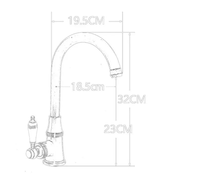 Afralia™ Swivel Kitchen Faucet: Brass Hot/Cold Sink Tap Mixer for Stylish & Functional Design