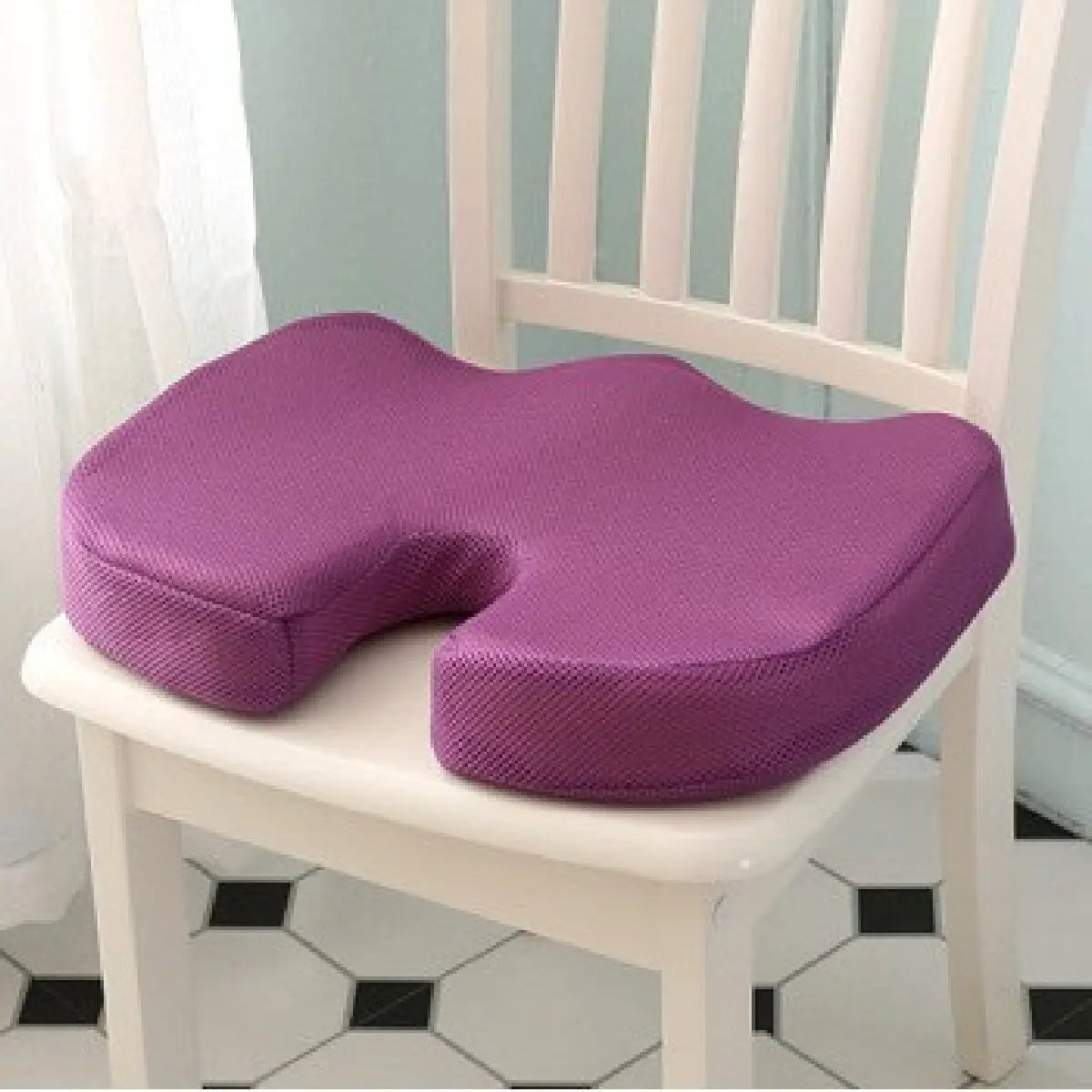 Afralia™ Memory Foam Office Chair Cushion for Hemorrhoids, Ergonomic Design for Comfort and Support