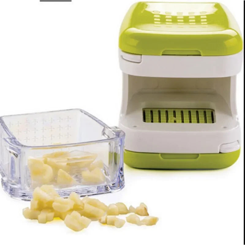 Afralia™ 2-in-1 Garlic Press Cutter Kitchen Tool