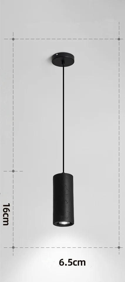 Yellow Travertine Pendant Light Japanese Style by Afralia™