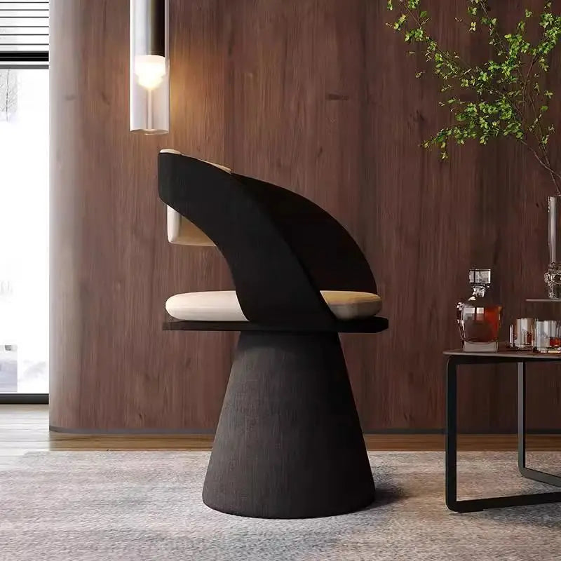 Afralia™ Rotating Dressing Stool: Modern Luxury Living Room Chair