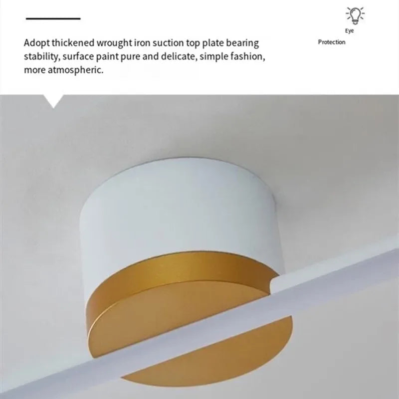 Afralia™ LED Strip Ceiling Light: Sleek Modern Design for Home Lighting Ambiance