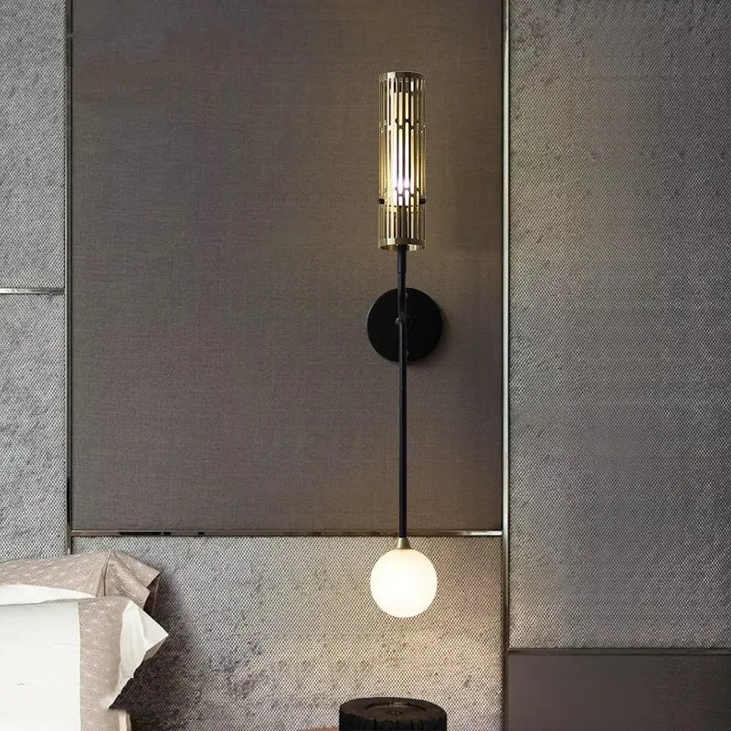 Afralia™ LED Nordic Wall Sconce - Luxury Living Room Bedroom Decor Balcony Light