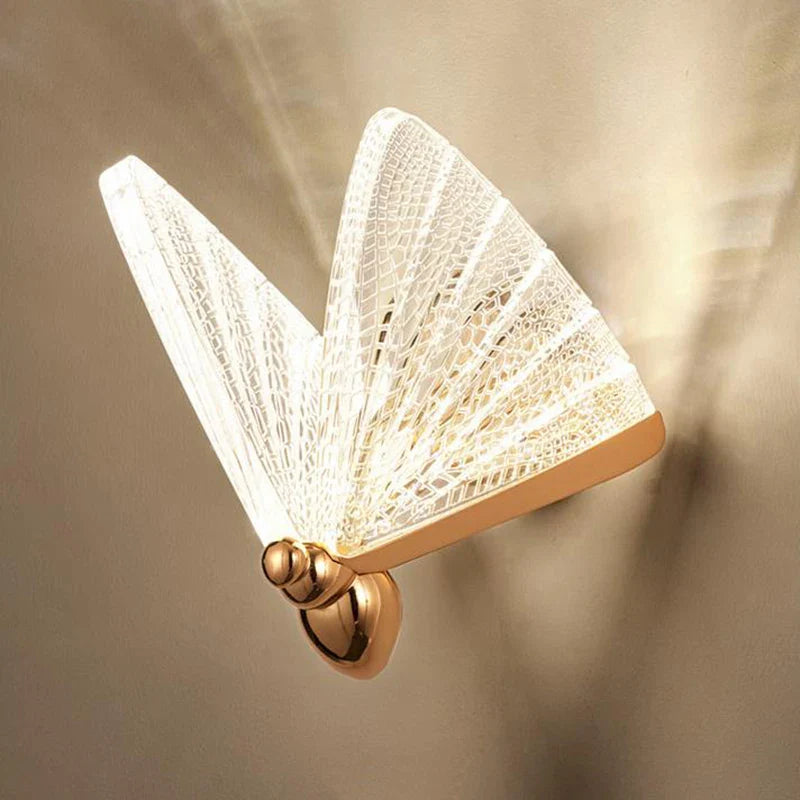 Afralia™ Butterfly Wall Lamp: Modern Minimalist Bedroom Lighting Décor