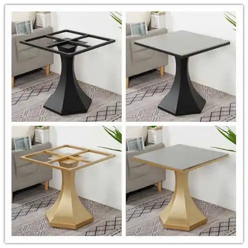 Afralia™ Metal Tea Table Leg Sofa Support Frame for Dining & Balcony Furniture