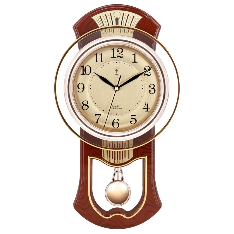 Afralia™ Vintage Silent Wall Clock Shabby Chic Home Decor