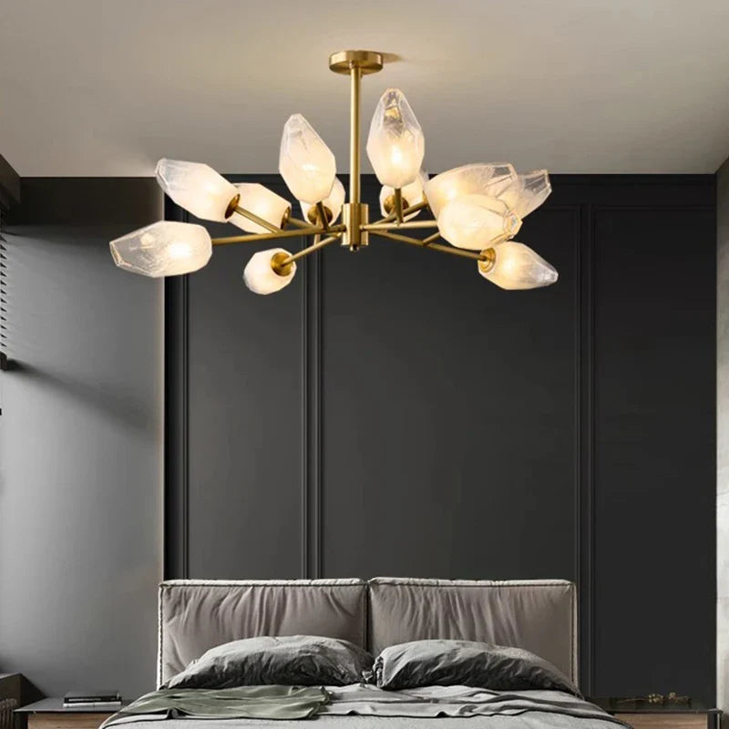 Afralia™ Modern Ceiling Chandelier | Elegant Hanging Pendant Light for Dining & Living Room