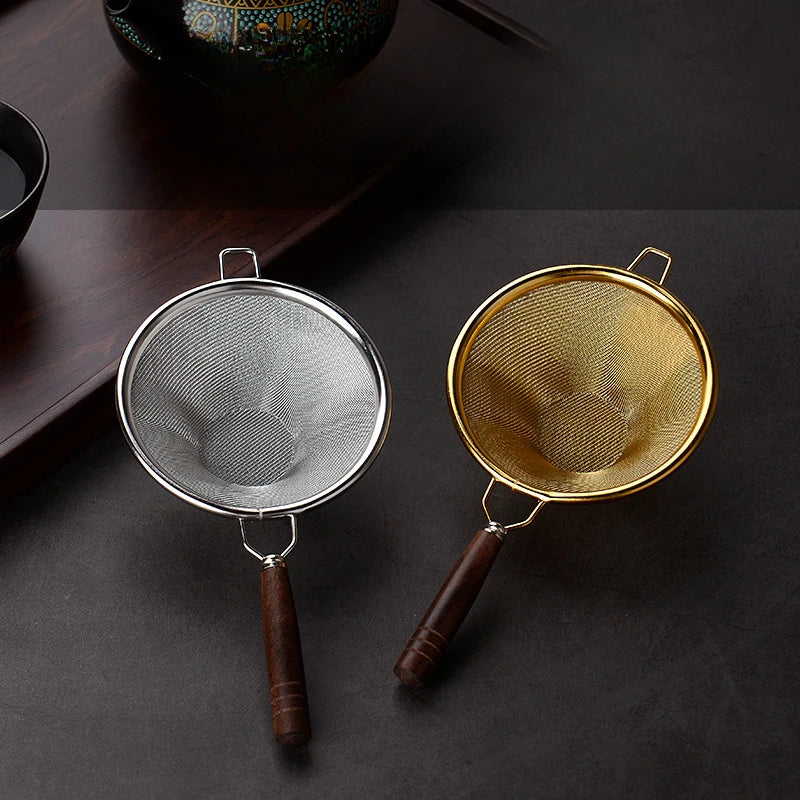 Afralia™ Stainless Steel Tea Strainer Fine Mesh Infuser Filters for Teapot