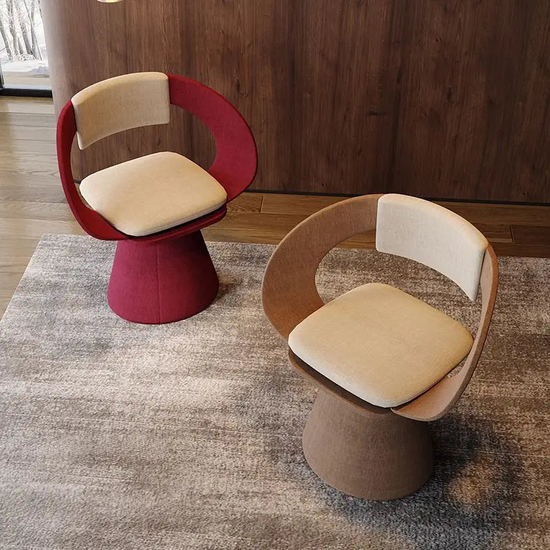 Afralia™ Elegant Rotating Chair - Modern Dressing Stool for Bedroom Makeup