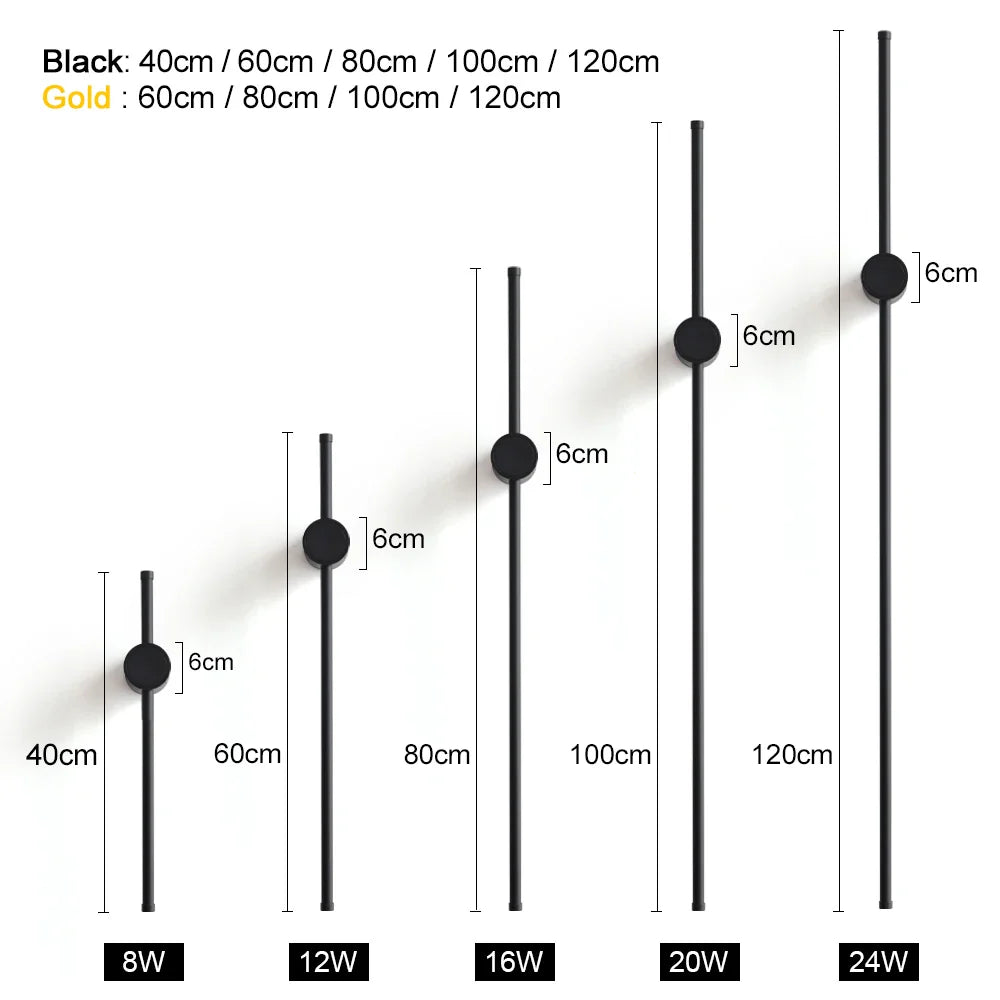 Afralia™ Modern LED Indoor Wall Lamp Touch Switch Sconce Light for Living Room Home Decor