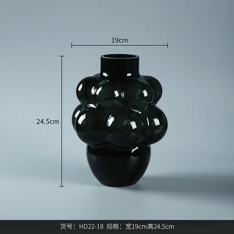 Afralia™ Glass Vase Grape Geometric Hydroponic Planter Home Decoration