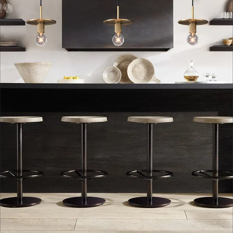 Afralia™ Luxury Gold Pendant Light for Restaurant Bar Bedroom - Vintage Modern Nordic Style