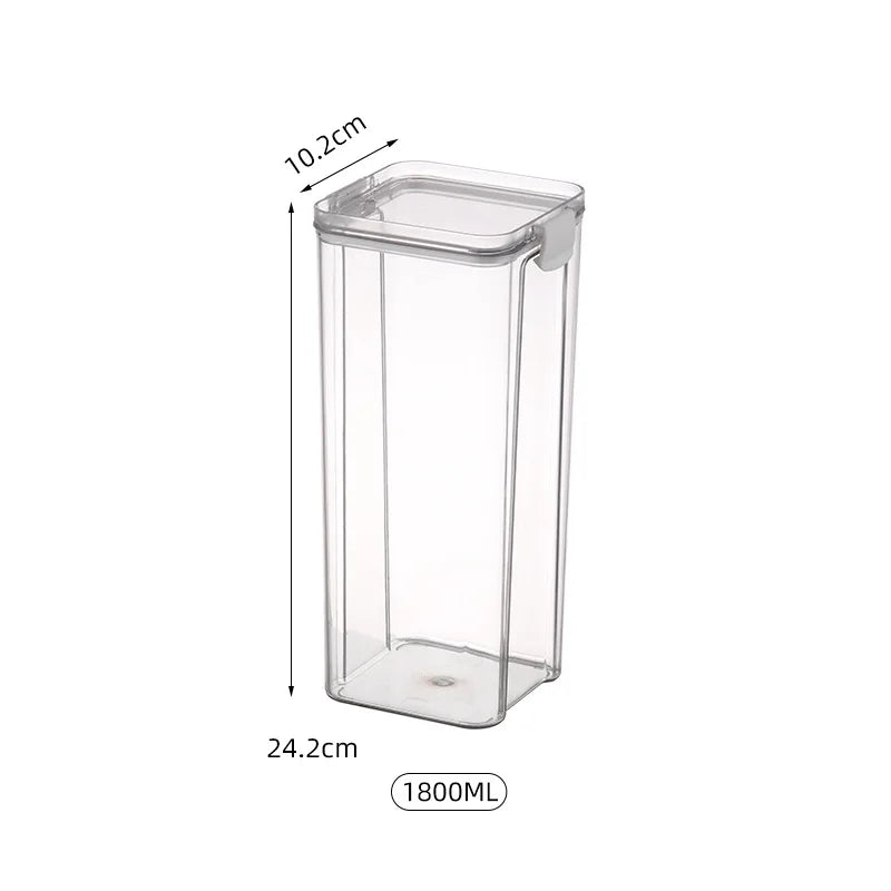 Afralia™ Cereal & Spice Storage Jars with Lids: Kitchen Pantry Organizers & Containers